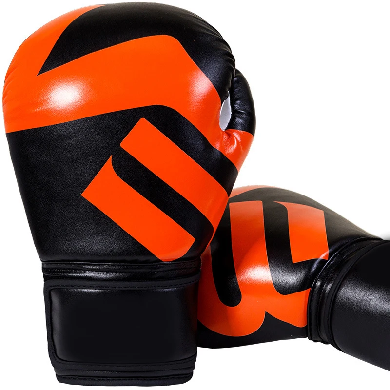
PU leather Punching Mitt Training Fitness Muay Thai Gloves customized Boxing Gloves 