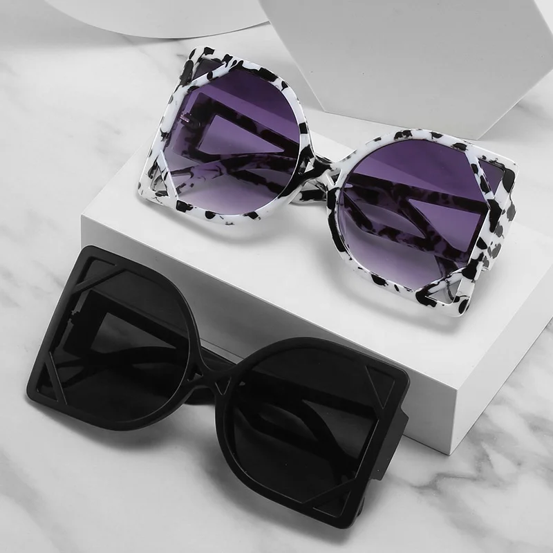 

Big Square Frame Oversized New Fashion Popular Trendy Unisex Sunglasses 2021, Can be customized