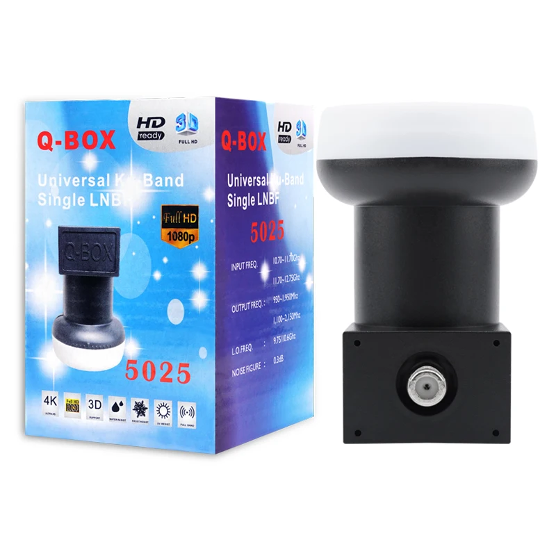 

Q-BOX 5025 lnb fiber optic ku band lnb line up lnb universal ku 0.1 db with high requrchase, Optional