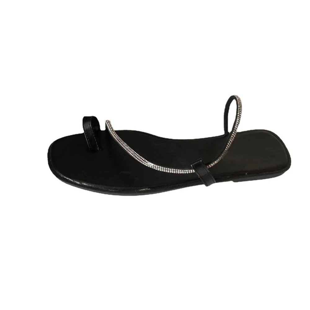 

wholesale simplicity glittery sandals women shoes summer woman flat sandals shoes