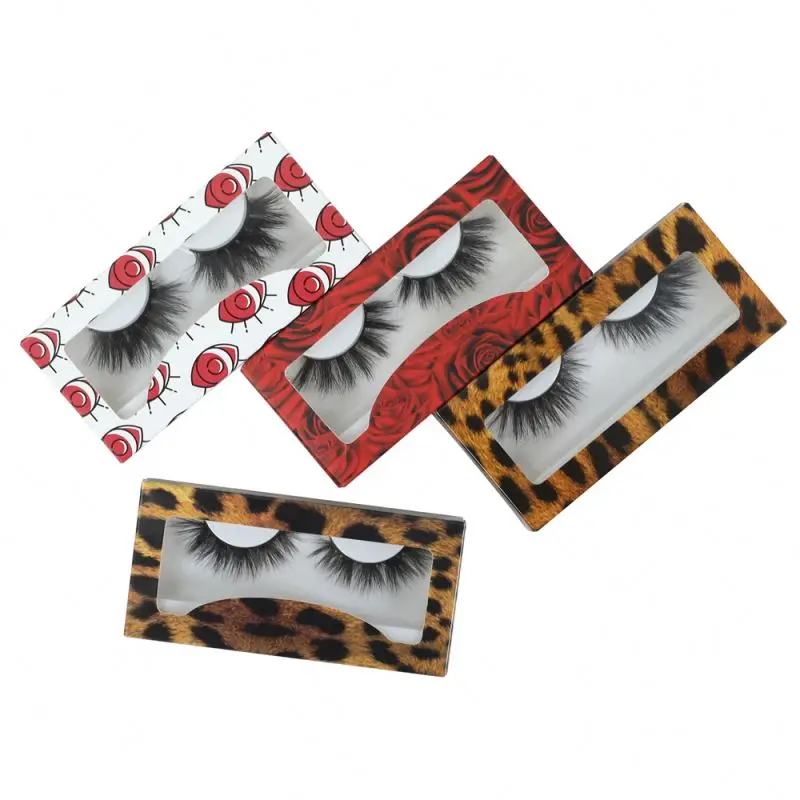 

100% Handmade Bulk 3D Mink Eyelashes High Quality Custom False Mink Eyelashes Own Brand 25mm Eyelashes Vendor, Black