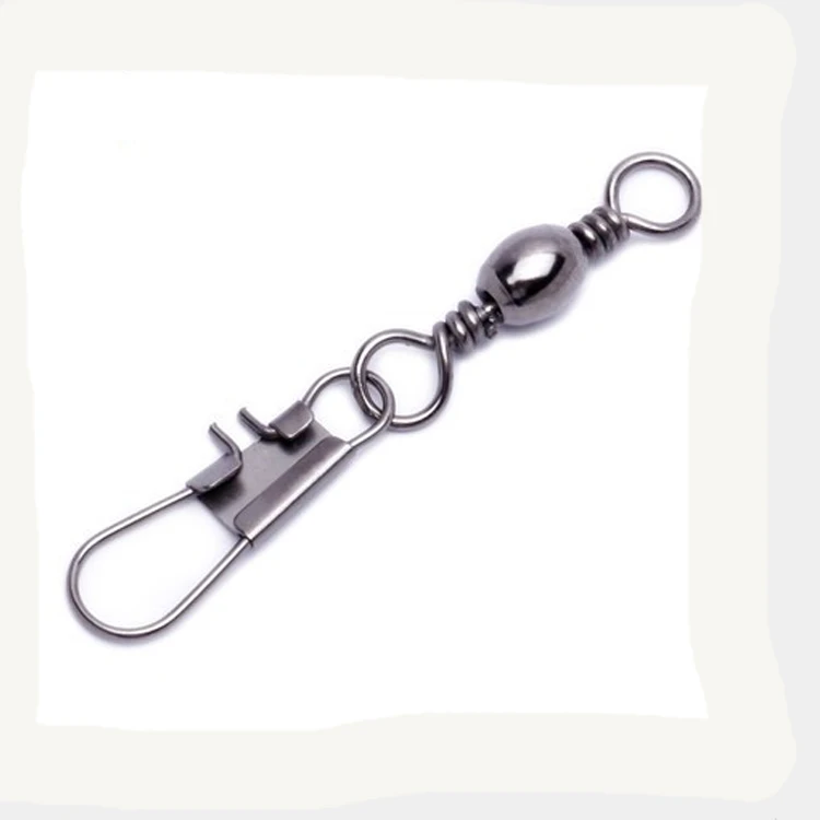 

WEIHE 2#-14# Stainless steel Barrel swivel with snap fishing accessories