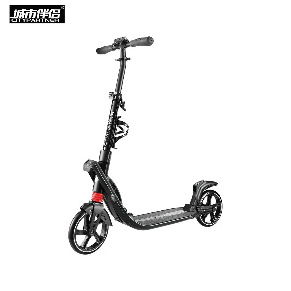 

Citypartner wholesale big 200mm 2 wheel adult foot pedal kick scooter