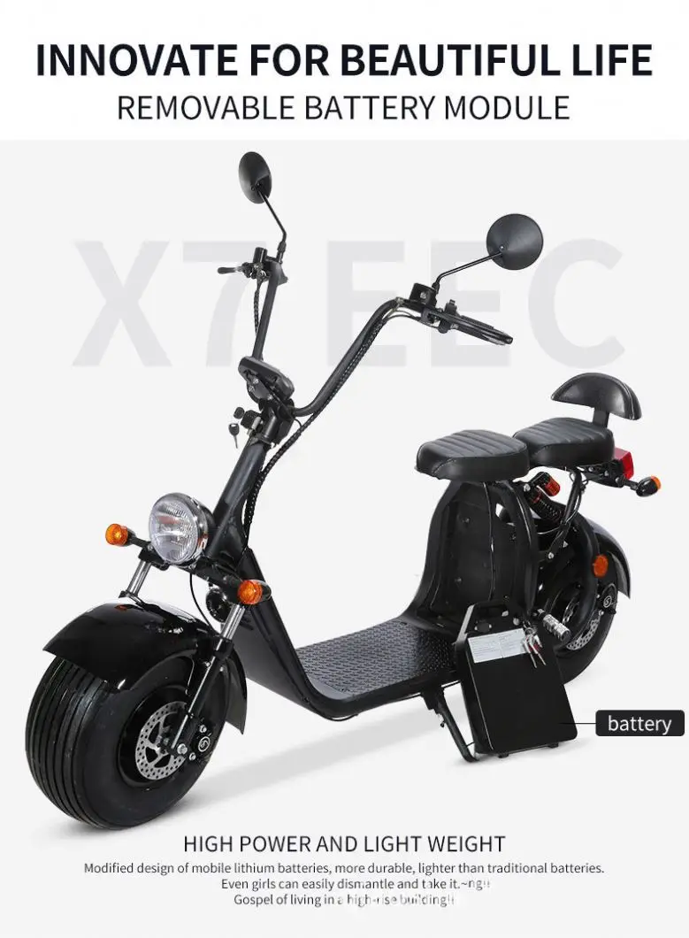 

Multifunctional With 4 Wheels Off-Road Scooter Electric