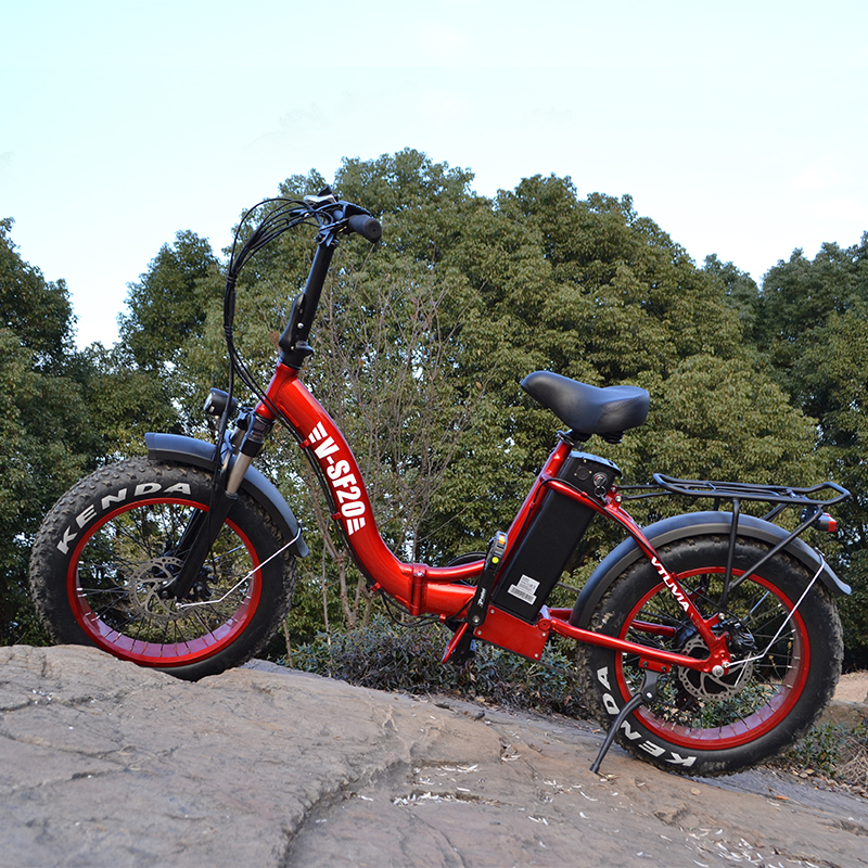

Factory supply folding ebike e bike city electric fat wheel bike bicycle 750w