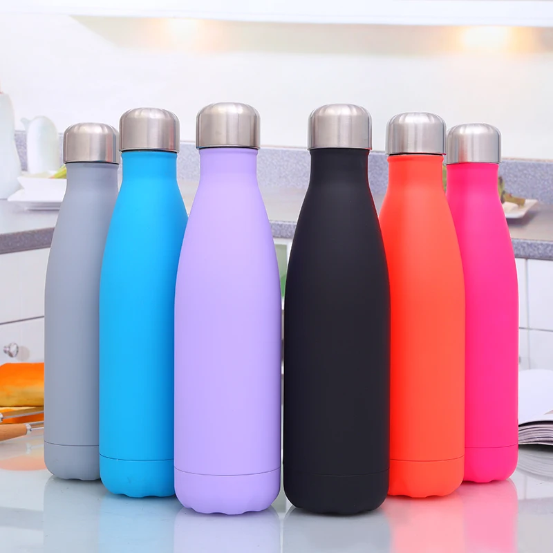 

Logo Custom Double Wall Stainless Steel Water Bottle, Customized color acceptable