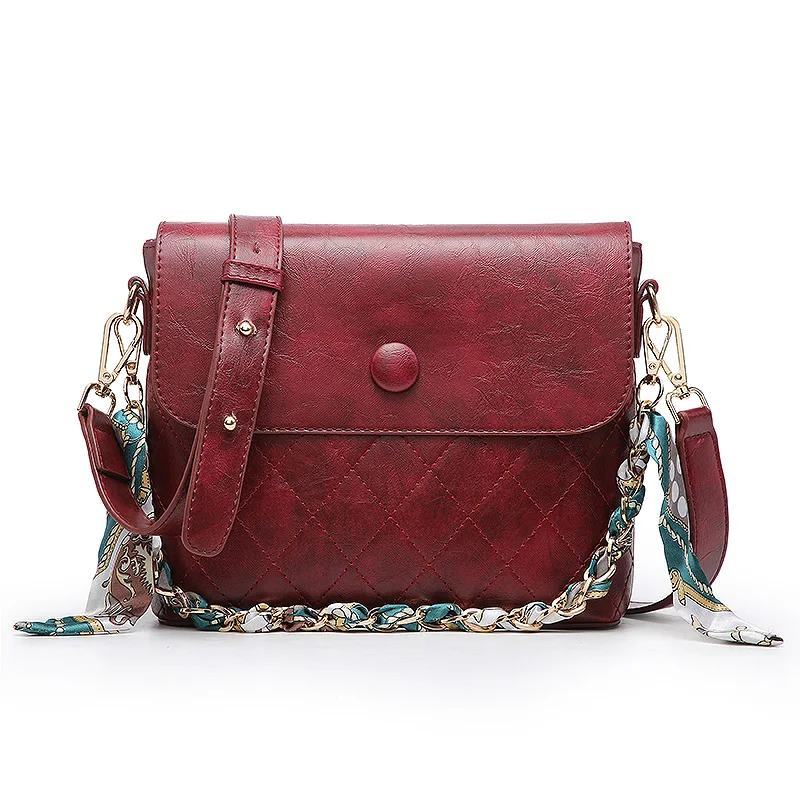 

2020 New Fashion Vintage Retro Shoulder Bag Pu Leather Crossbody Bags Ladies Designer Bags for Women