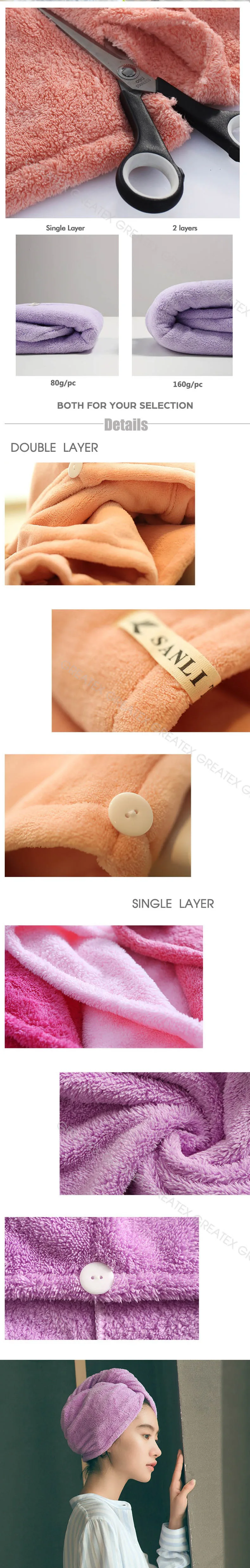 hair drying towel turban