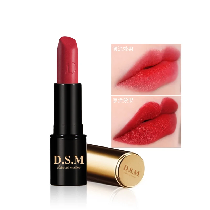 

Top selling 2021 natural fansty six sense shimmer matte kiss proof lip tint velvet lipstick for lip makeup, 6 color