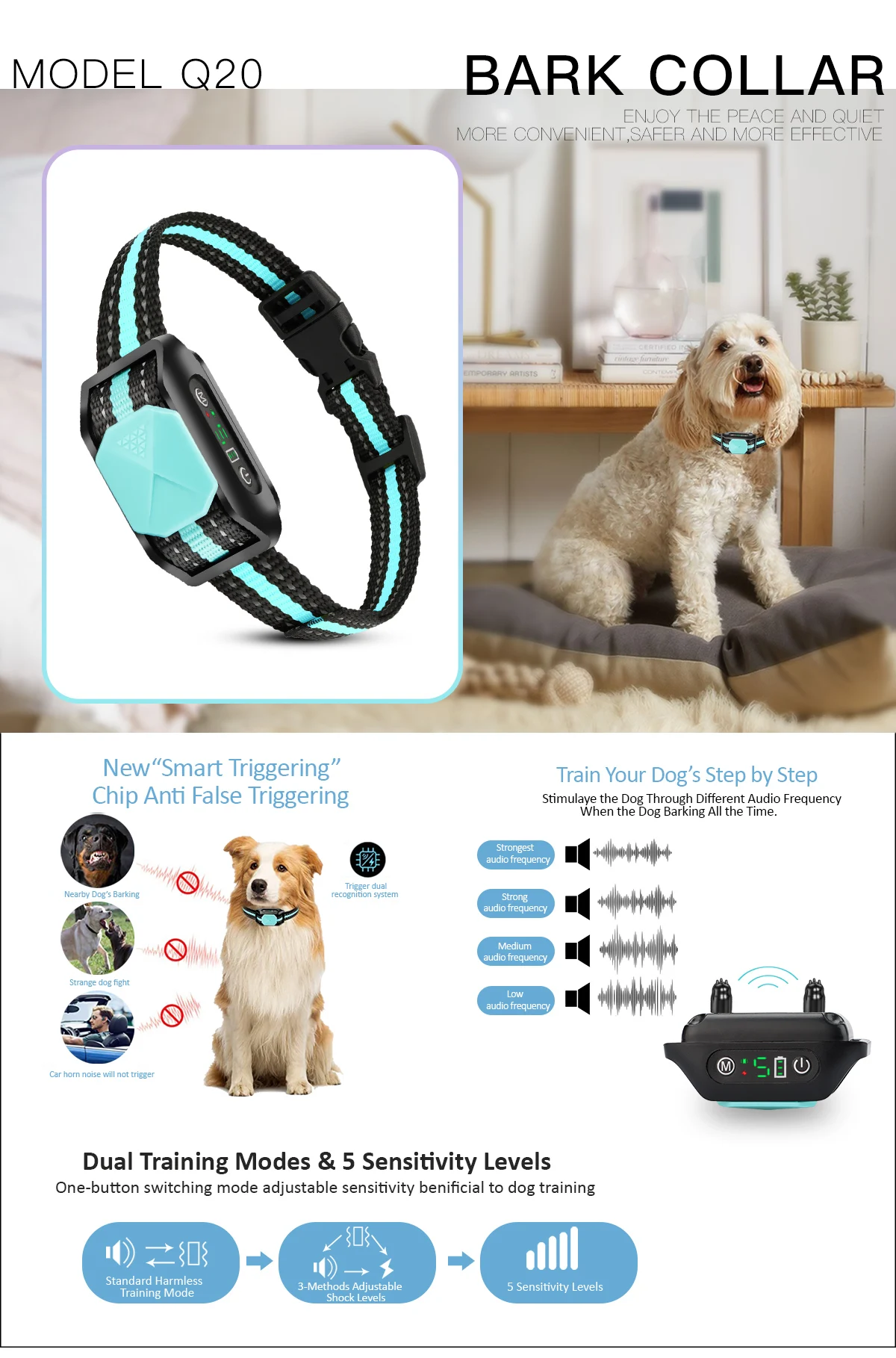 Shenzhen Smartpet Technology Co., Ltd. Bark Collar, Dog Training Collar