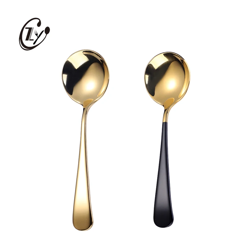 

Amazon Hot Sell Bulk Gold 304 Stainless Steel Round Shape Coffee Cupping Spoons, Please check in the detail or option