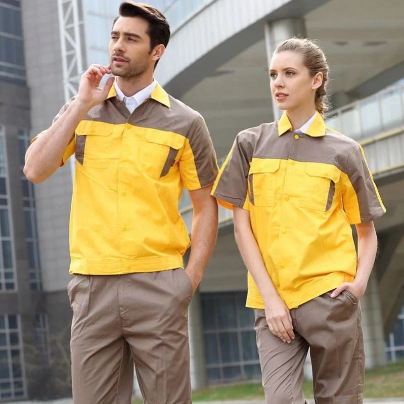 
Labor Workwear Clothes Man and Woman Overalls Work Uniform Car Workshop Labor Suit Cotton Mechanical Suits custom 