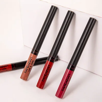 

HANDAIYAN Velvet Matte 12 Colors Lipgloss Long Lasting Waterproof Lipliner Lip Gloss for Lips