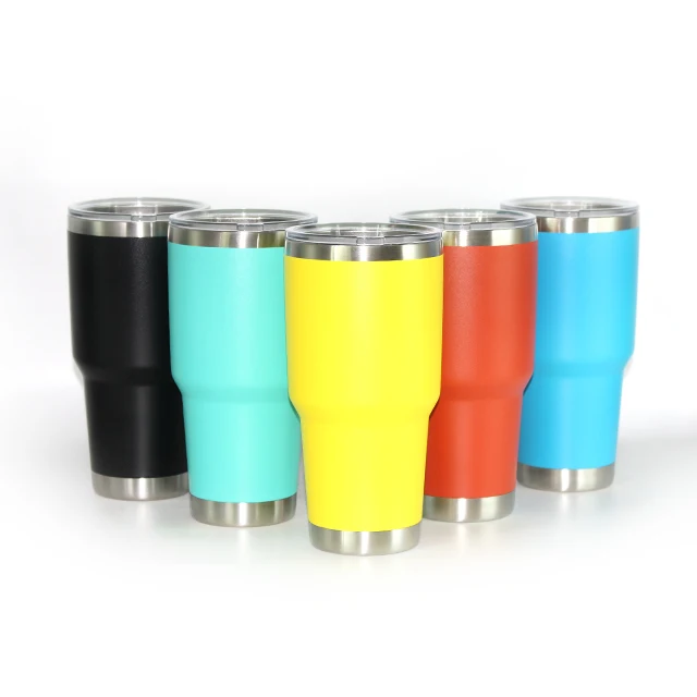 

Wholesale 30 Oz Coffee Cup Double Wall Stainless Steel Tumbler, Customized color