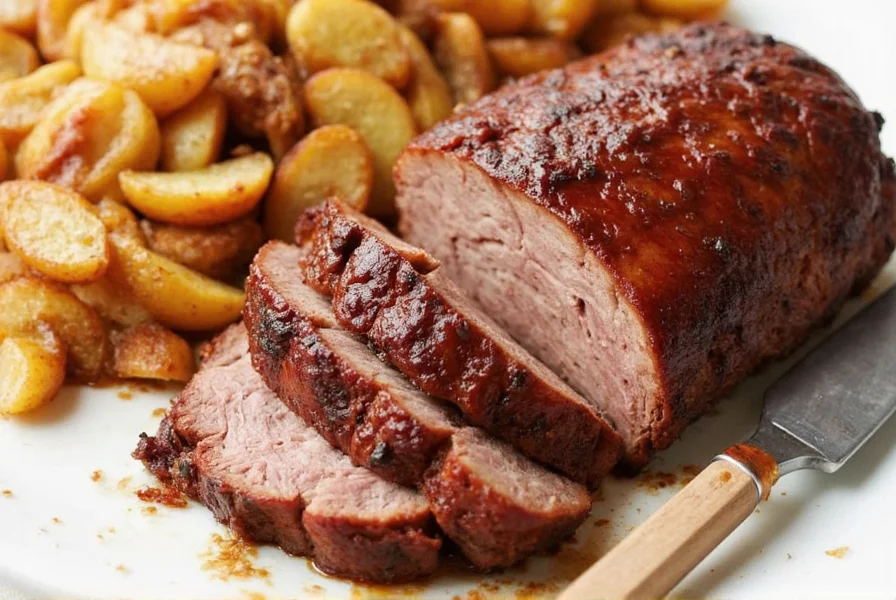 Mexican adobo rubbed brisket