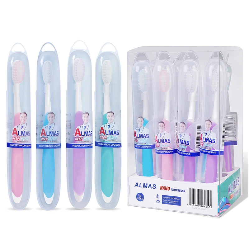 

Beautiful and easy to carry travel-style large-head toothbrush mouth light cleaning product, Customized color