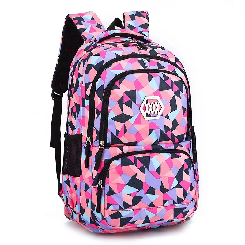 

2021 New Customized Stylish Funny Pink Teenager Book Bag Different School Bag Backpack For Girl Model, 1colors