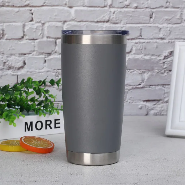 

Cheap plain vacuum 20 ounce stainless steel custom coffee tumbler with logo, Black ,white,pink,etc