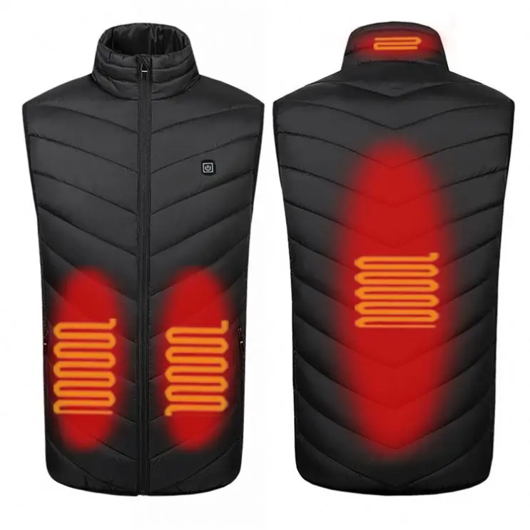 

Hot Selling Plus Size Heated Vests For Men Vest Tops Jacket With Heating Heated Jacket 2021