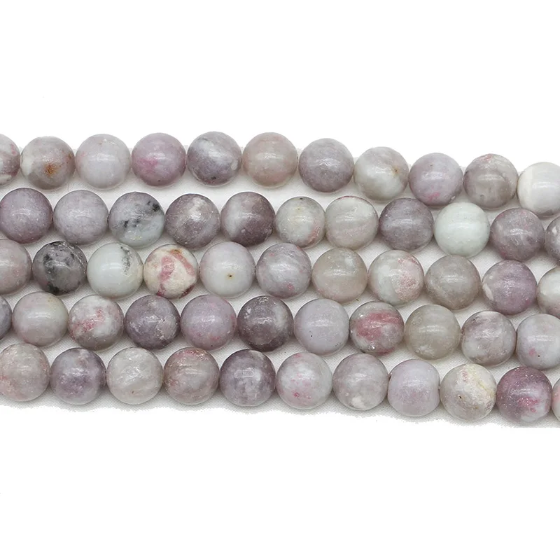 

1strand/lot 4/ Natural Stone Violet Lilac Jaspers Bead Loose Spacer Beads For Jewelry Making Findings DIY Bracelet, Black white yellow red blue brown purple green