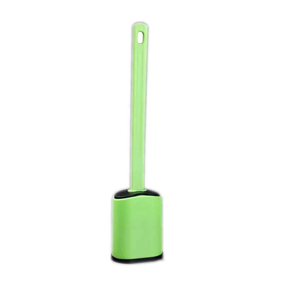

Household Silicone Toilet brush With Holder bathroom cleaning