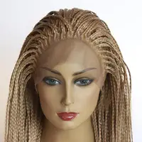 

Crochet Braid Hair Synthetic Lace Front Wig,14 Inch---26 Inch Braiding Hair Wig Synthetic Lace