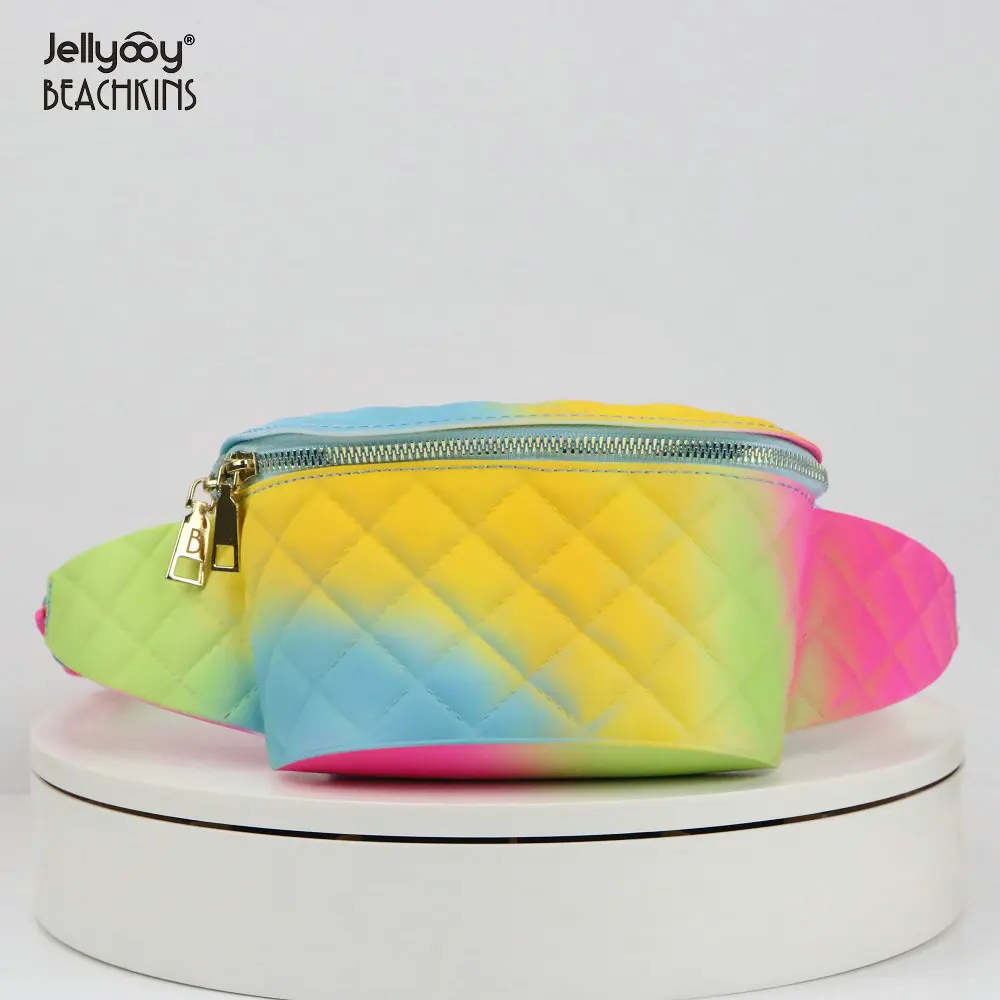 

2020 Hot Selling New Colorful Jelly Fanny Pack Waist Purse Bag PVC Candy Hand Bag Hot Selling Fashion Fanny Pack For Ladies, 8 colorful colors, accept make new colors.