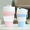 Hot Sale Custom LOGO Printed Silicone Folding Coffee Cup