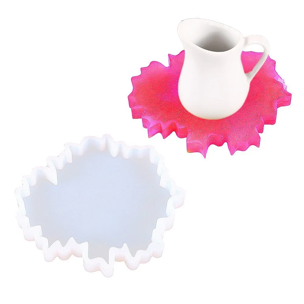 

Coaster Silicone Mold Irregular Pendulum Table Abrasives Creative Handmade Mirror Epoxy Mold Making Crafts Tool Accessories