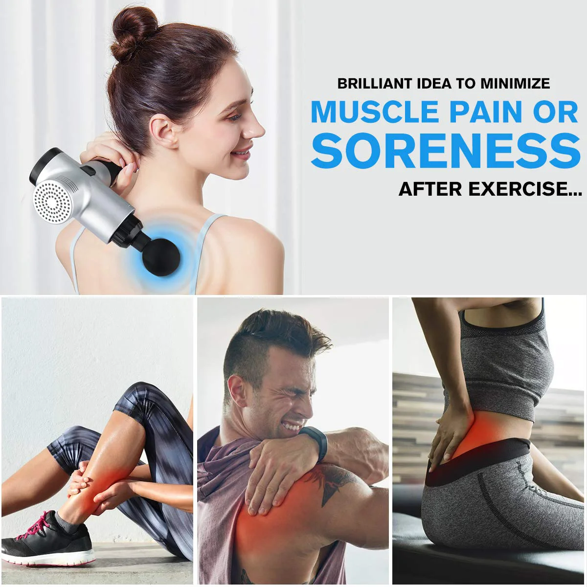 New product ideas 2020 Massage Tools Gun Dropshipping Massage Gun percussion Muscle massager