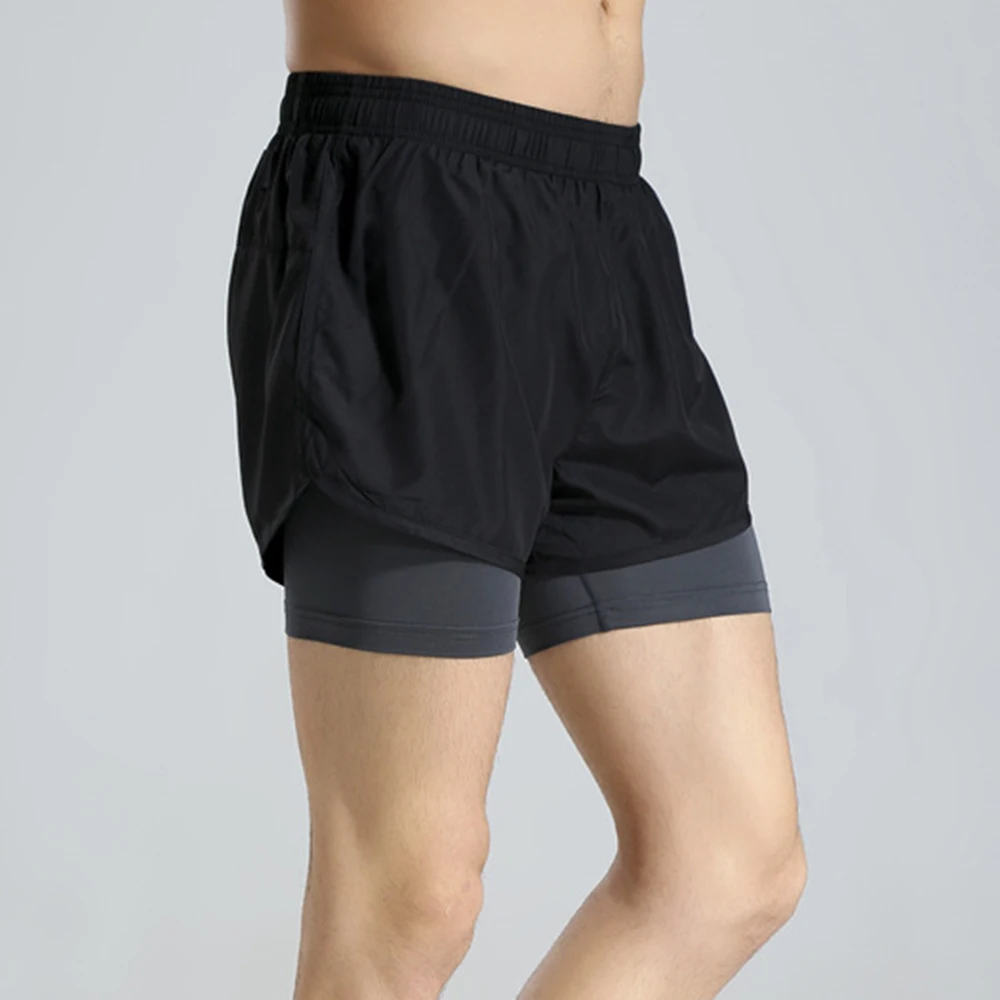 

Quick Dry Sublimitation Sport Fitness Men Gym Sports Training Shorts, Custom color