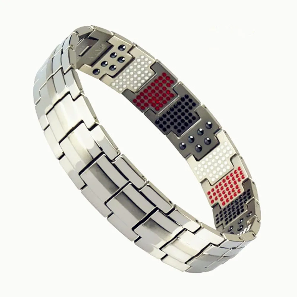 
Too many ions health care titanium germanium bracelet for men 