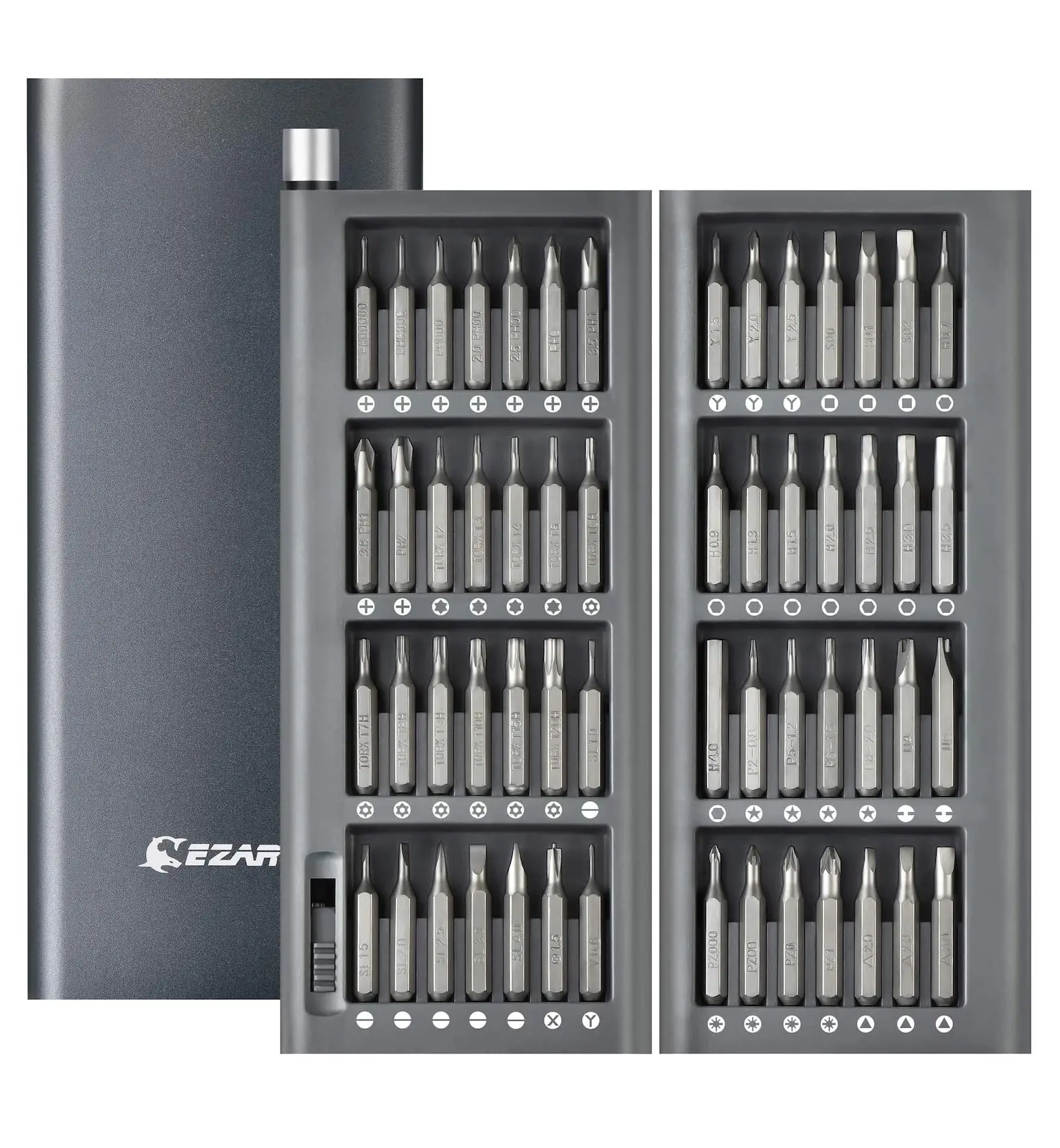 

EZARC Precision Screwdriver Set 57 in 1 Small Screwdriver Magnetic Screwdriver Electronics Repair Tool Kit for Laptop MacBook