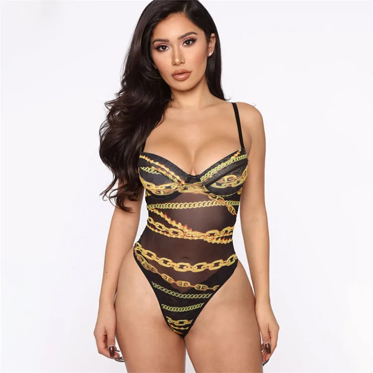 

D96871 woman clothes 2021 trending New sexy V-neck halter belt printed sexy dress women