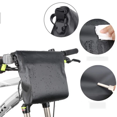 

Custom PVC Waterproof Bike Cycling Saddle Bag Bicycle Pannier bike bag bicycle, Black/blue/red/green