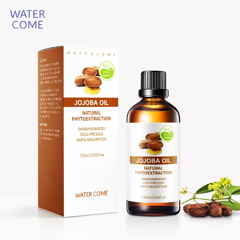 

Face Hair Body care organic 100ml jojoba oil for spa massage