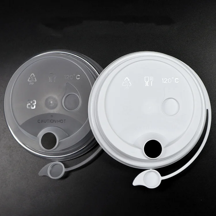 

Manufacturer Hard PP Plastic Transparent Frosted Boba Bubble Tea Milkshake Cup Lids