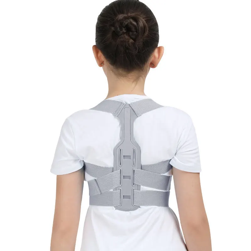 

Adjustable Children Posture Corrector Back Support Belt Kids Orthopedic Corset For Kids, Blue,pink,grey