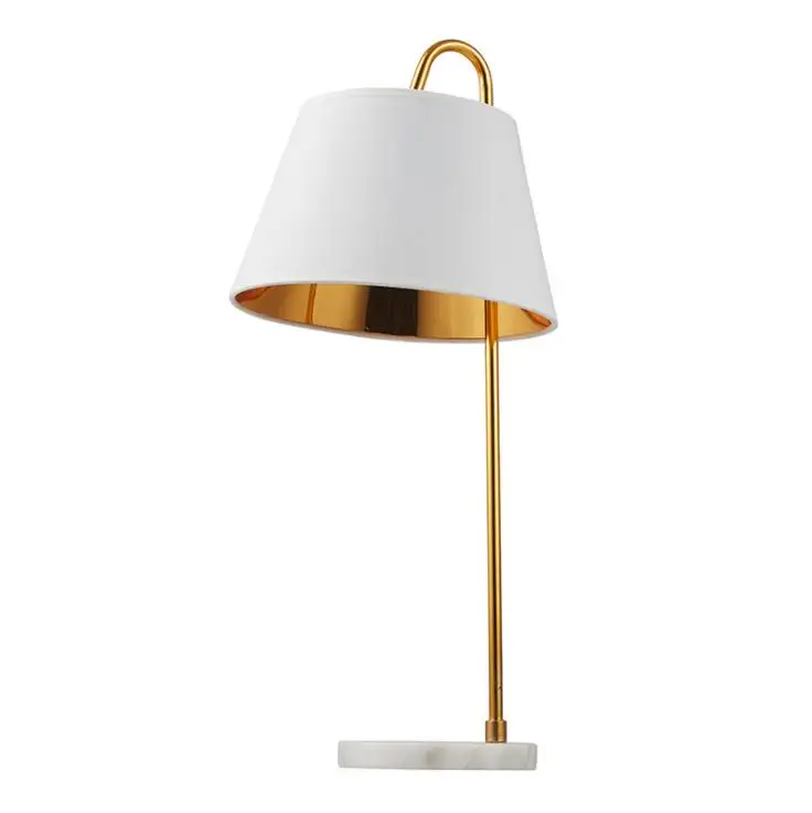 

Marble Pad Stone Table Lamp Living Room stone holder lounge lights desk top Art Design Lamp
