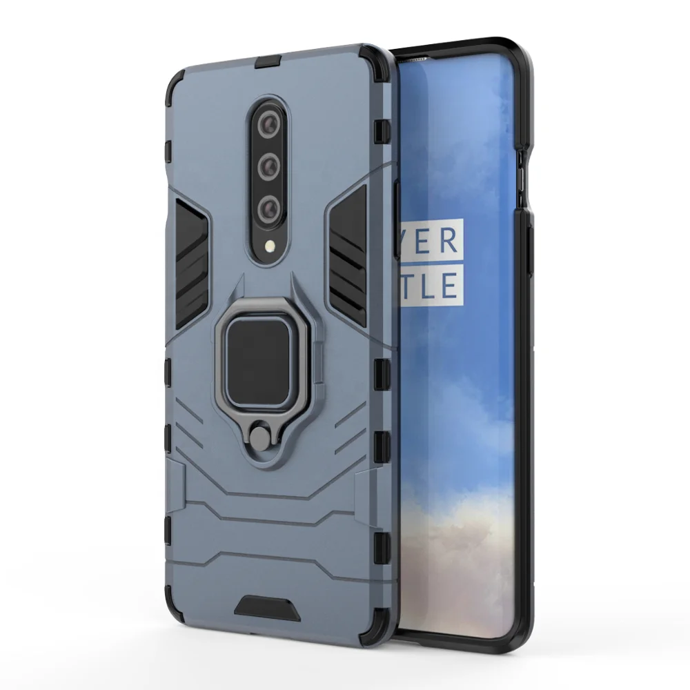 

shockproof 2 in 1 TPU hard pc hybrid cell mobile phone case For Oneplus 7t 8 8pro, Multi-color, can be customized
