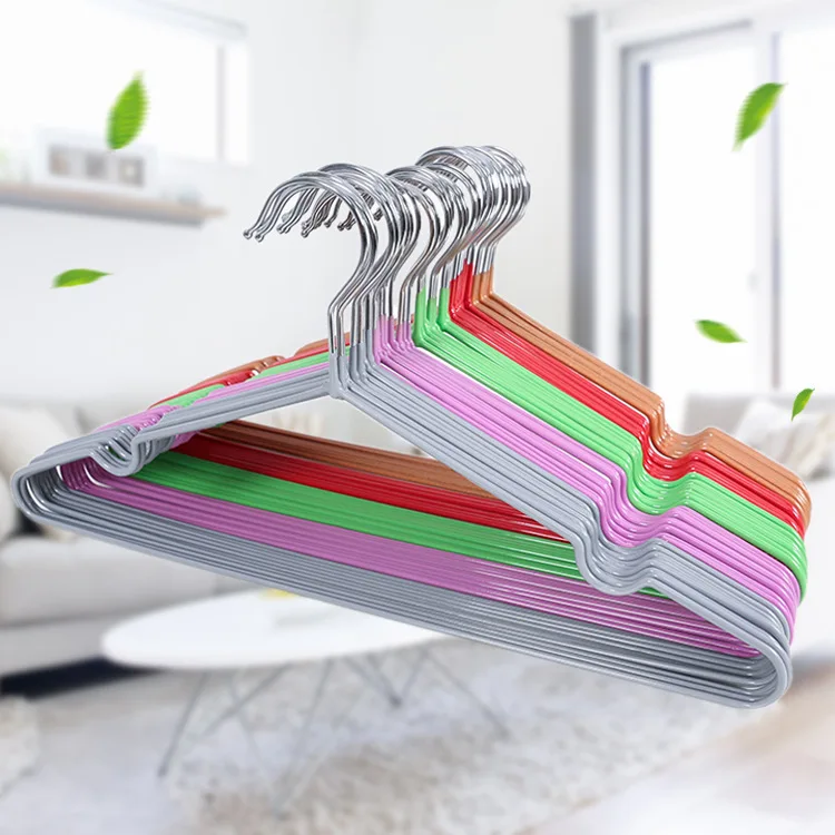 

Metal Material Multifunction Non Slip Colored Clothes Dryer Hangers Colored Clothes Pants Hangers