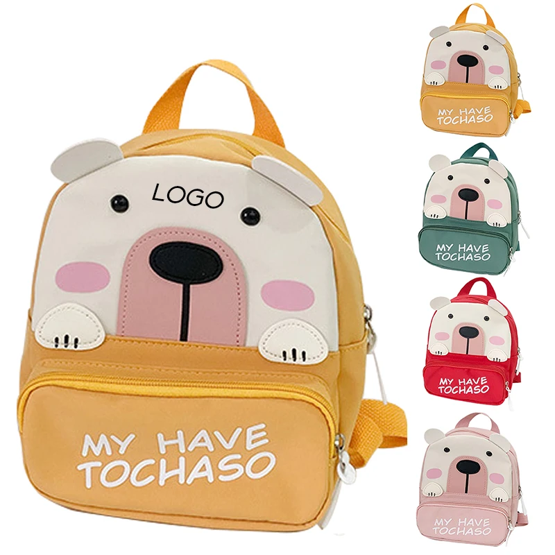 

Premium factory Twinkle panda cartoon leather white fanny pack school bags kids backpacks with cute design