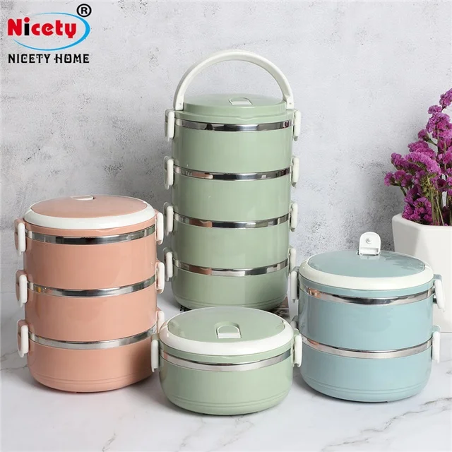 

Best Promotional Stainless Steel Lunch box Hot Selling Tiffin Lunch box for Gift