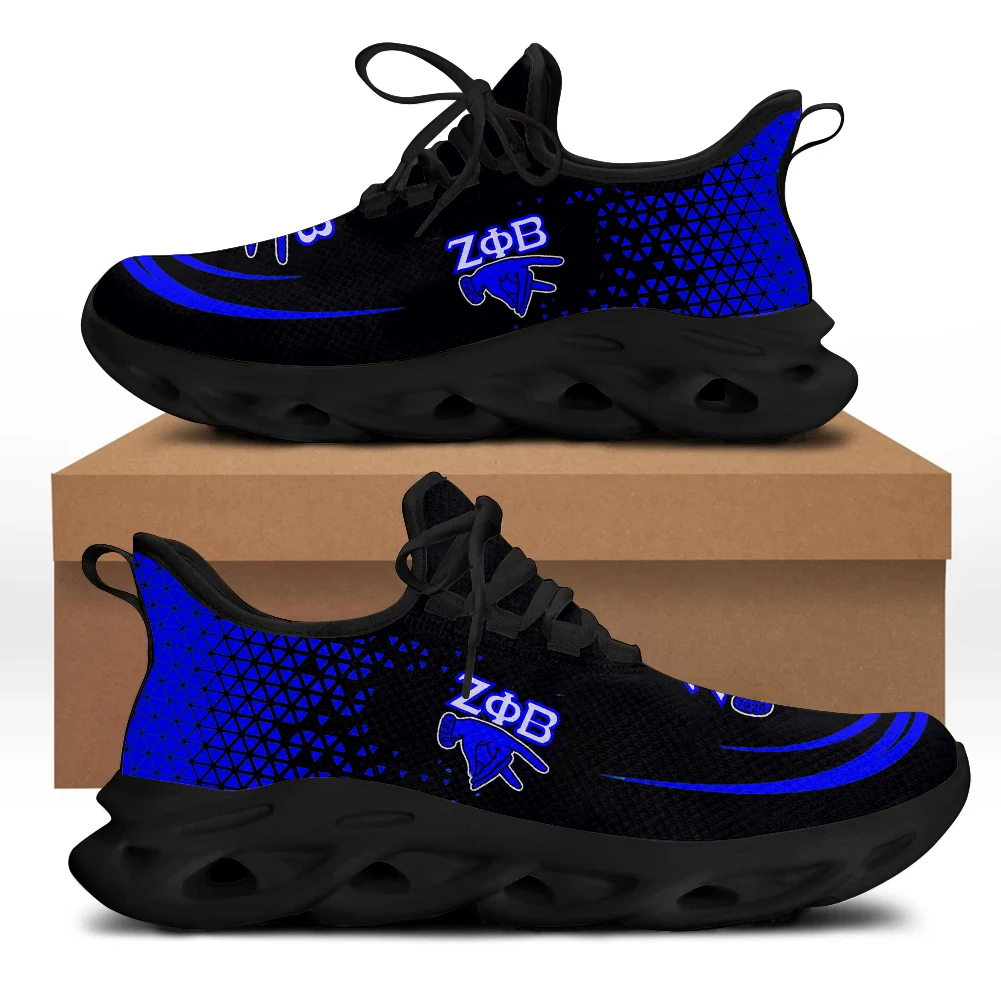 

Africa Zone Zeta Phi Beta Greek Life Print Running Shoes 2021 Dropshipping Wholesale Men&Women Sports Sneakers Breathable MOQ1, As image shows