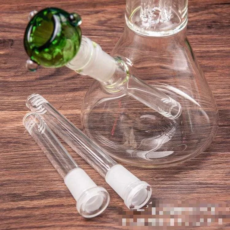 

Glass Downstem 18mm to 14mm STEM Standard Diffuser Clear Weed Smoking Pipes, Mixed