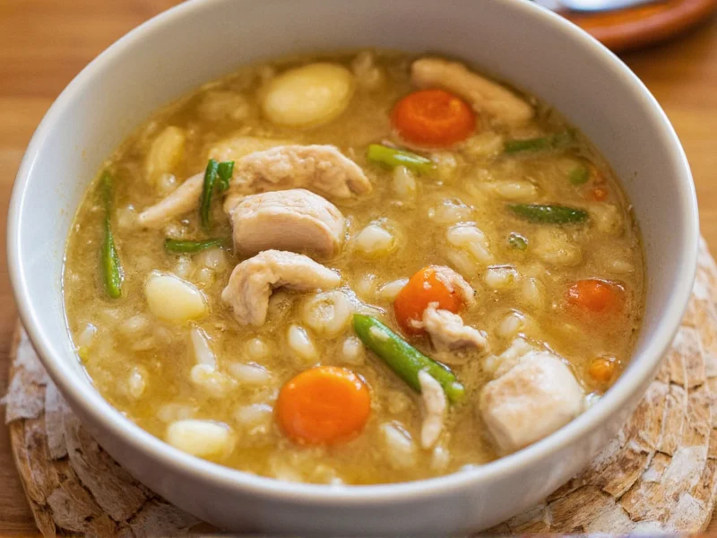 Perfect Chicken and Rice Soup Recipe: Clear Broth, Fluffy Rice