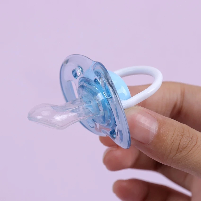 

Newborn Cute Silicone Pacifiers Flat Soothing Infants Bite Chew Supplies Nipples Children Pacify Pacifiers Clip Baby Supplies