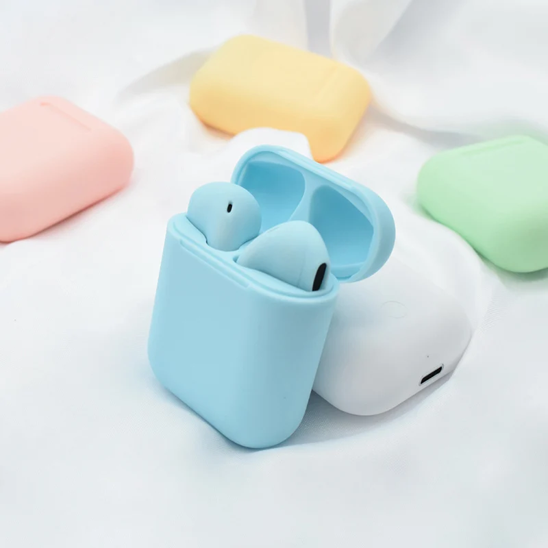 

2021 new original sport wireless earphones earbuds macaron inpods i12 headphone inpod i12 TWS