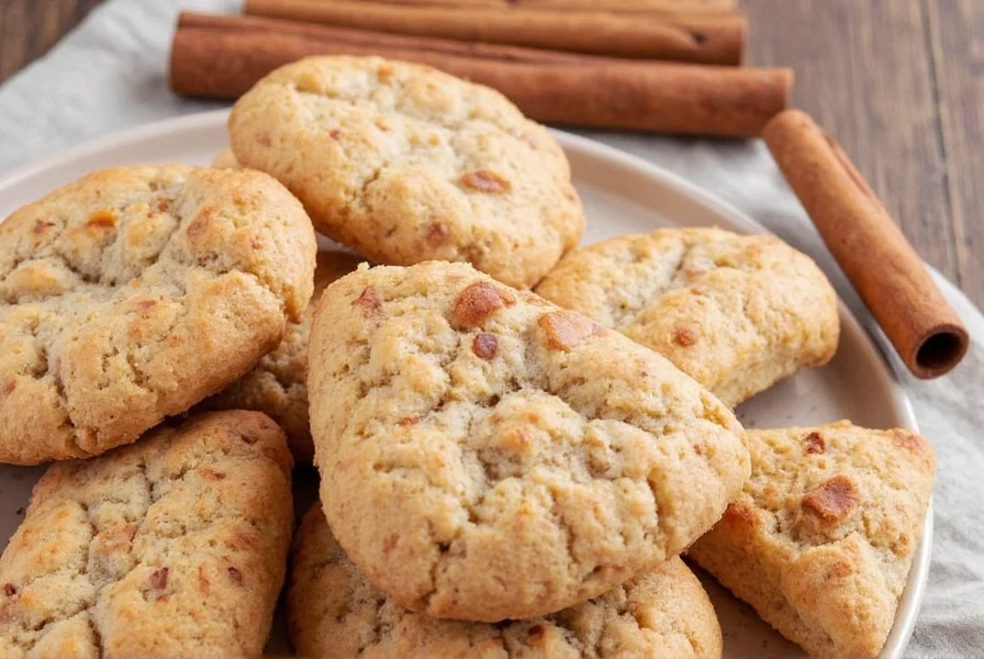Glazed cinnamon scones