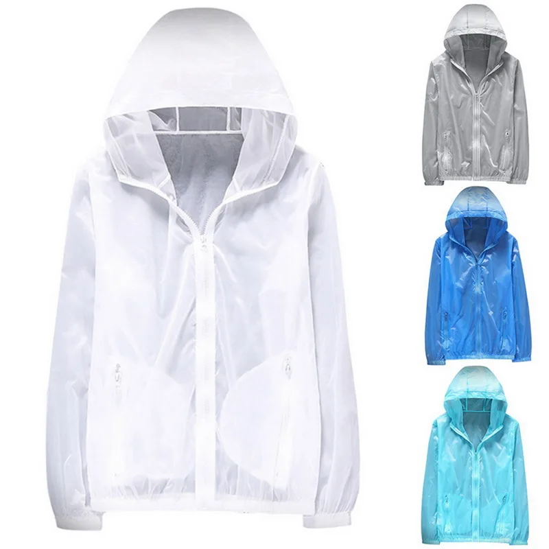 

Summer Running Jackets Outdoor Sports Quick Dry Hooded Jacket Men Anti UV Skin Jacket Cycling, Customized color